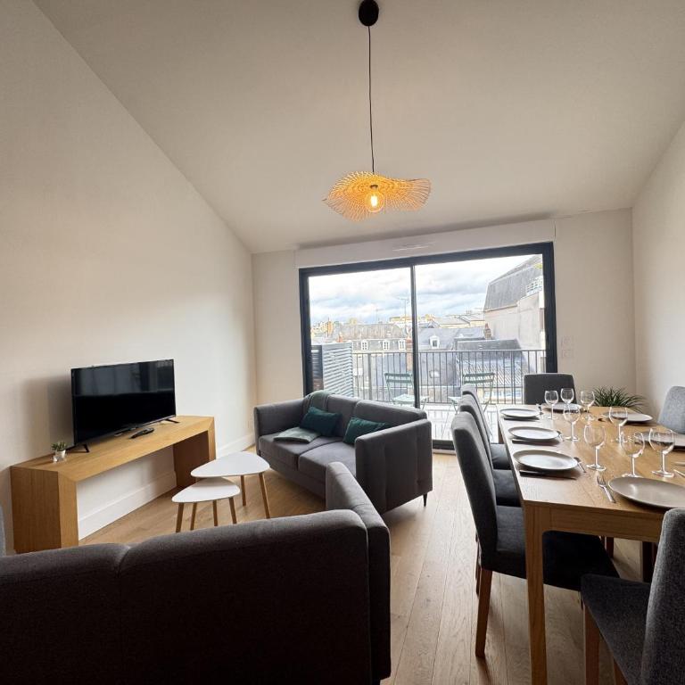 Le Corner - Hyper Centre - Terrasse - 8 pers - Appartement 4 Chambres avec Balcon - 13