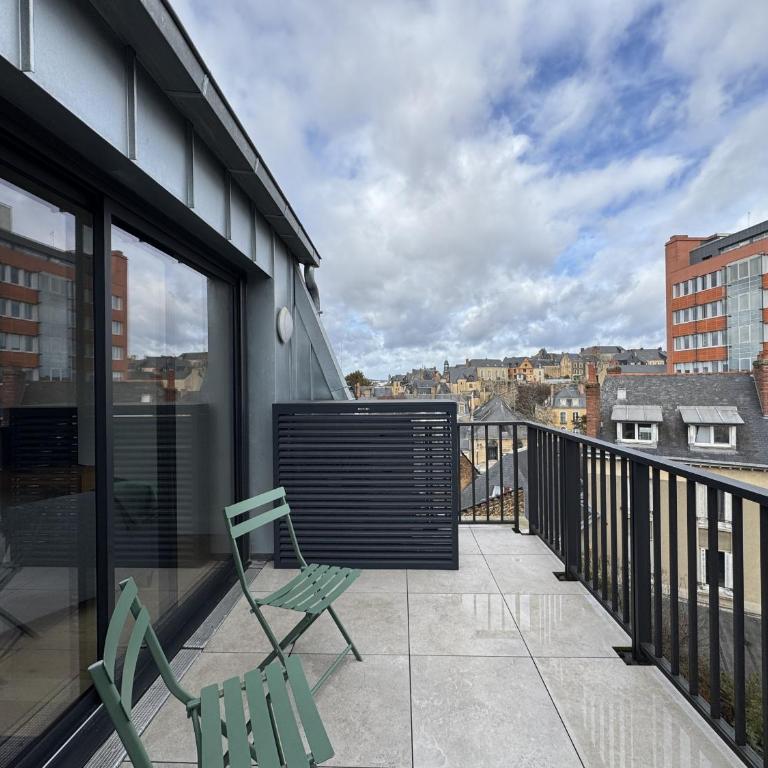 Le Corner - Hyper Centre - Terrasse - 8 pers - Appartement 4 Chambres avec Balcon - 18