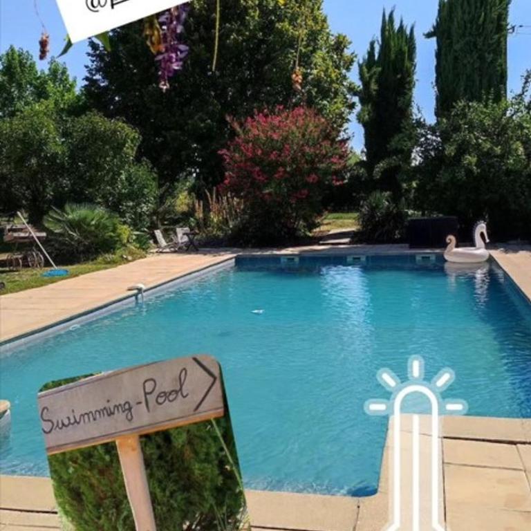 Gîte cocooning climatisé avec piscine et animaux - Studio Familial - 1