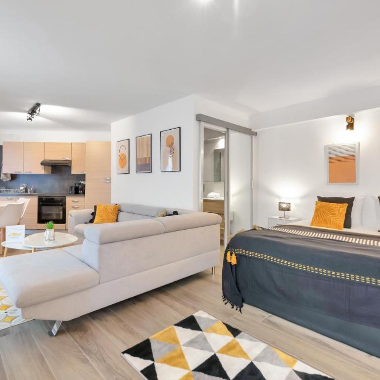 LE PALME D'OR splendide studio cocon près de la Croisette, du Palais et des plages - Deluxe Studio - 16