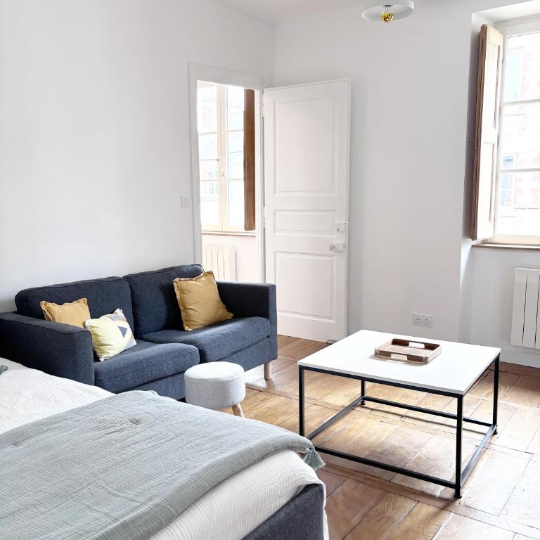 Le 47, Appart calme & cosy hypercentre Rennes - Apartment mit 1 Schlafzimmer - 17