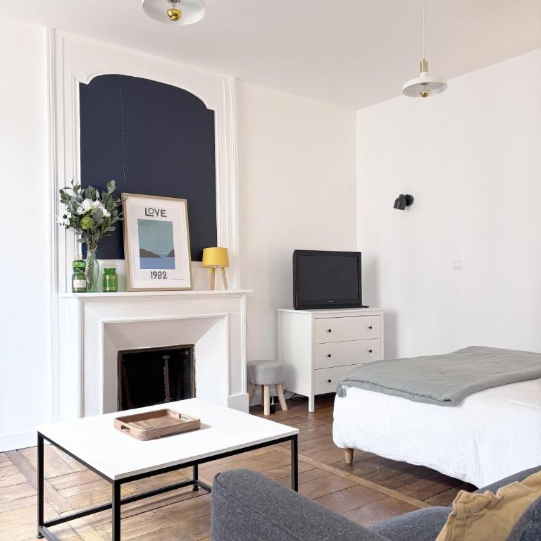 Le 47, Appart calme & cosy hypercentre Rennes - Apartment mit 1 Schlafzimmer - 1
