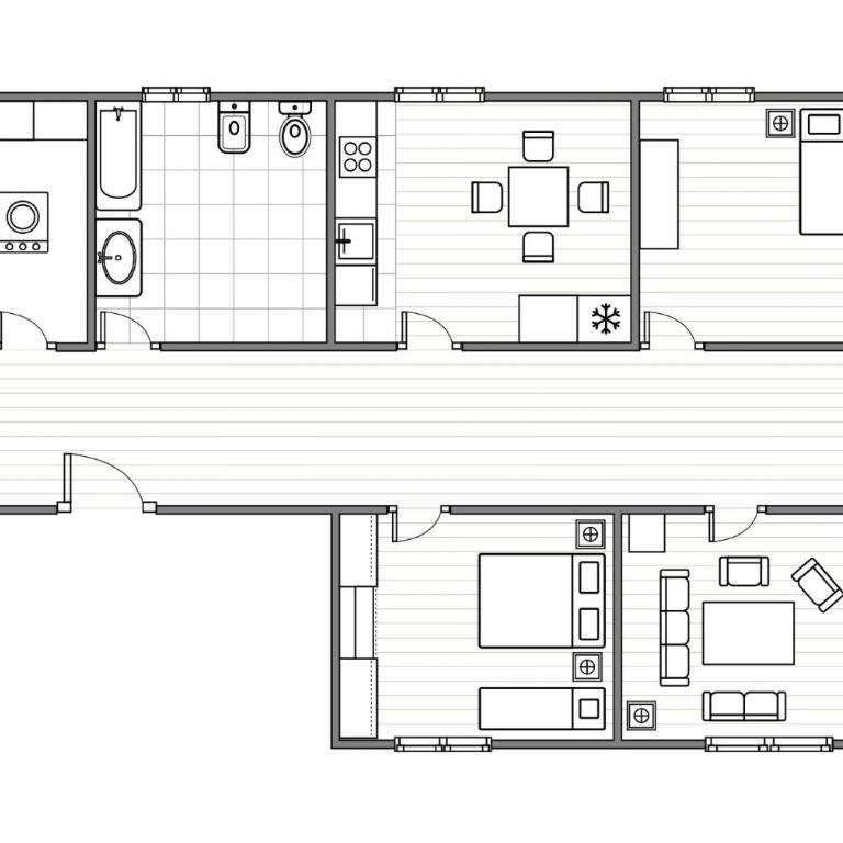 Heritage Apartment in Heart of Old Town - Free Parking - Two-Bedroom Apartment - 40