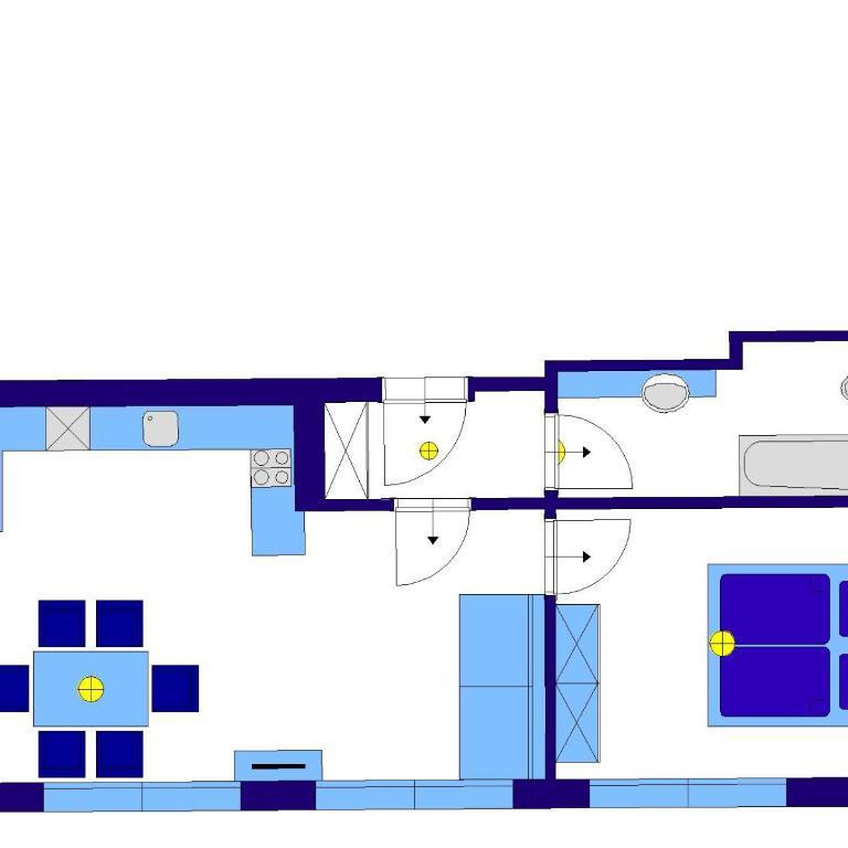 Hotel Bella - Familien-Apartment mit 1 Schlafzimmer - 1