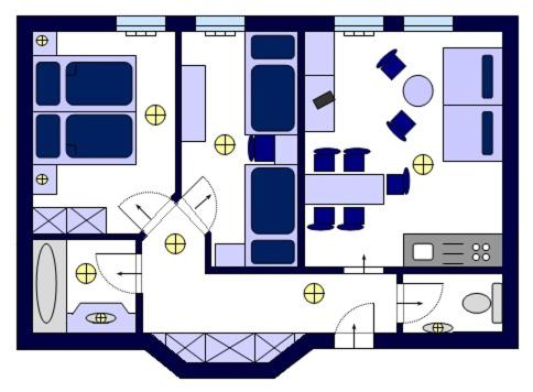 Hotel Bella - Studio-Apartment mit 2 Schlafzimmern - 2