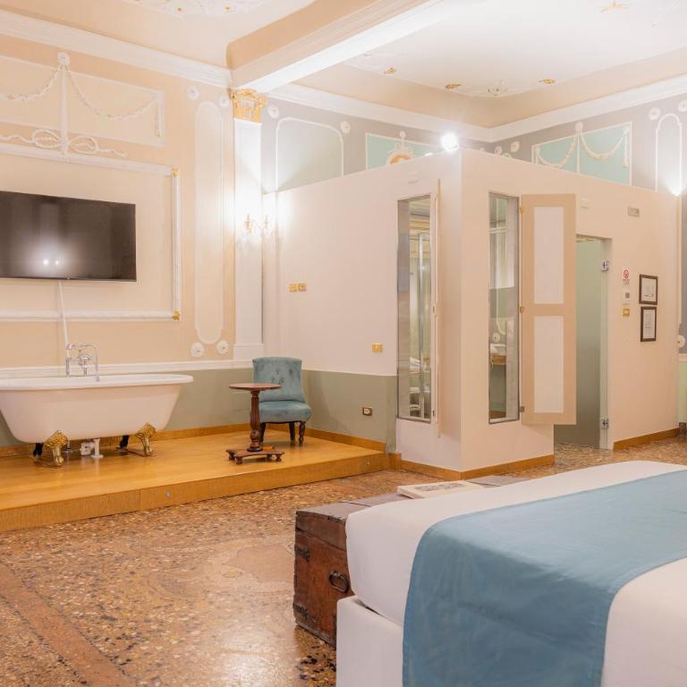 Residenza Palazzo Negri - Junior Suite con Balcone e Vasca - 10