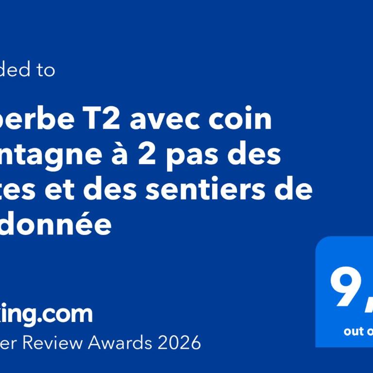 Joli T2 classé 2 étoiles avec coin cabine Briançon centre proche télécabine - Appartement 2 Chambres - 4