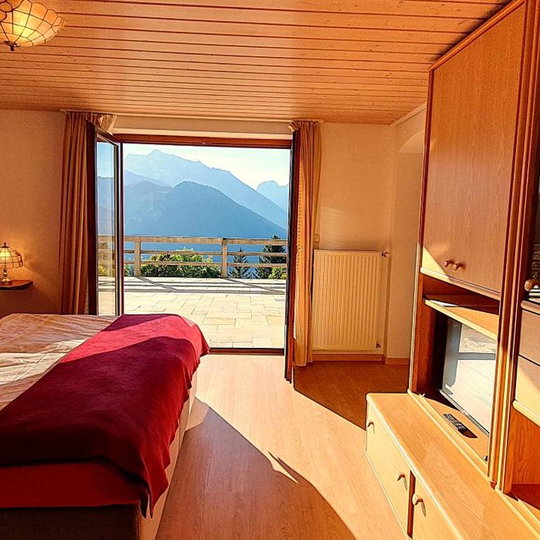 2 Bergpanorama mit Blick ins Tal für absolute Nichtraucher - Apartment mit 1 Schlafzimmer - 4