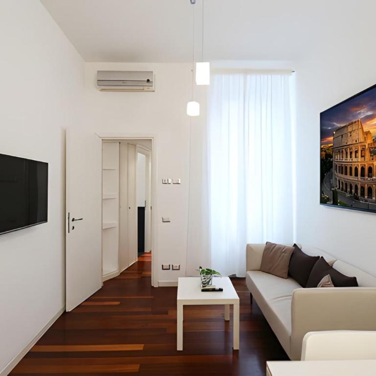 Deluxe Vatican Chic Home - 2min Vatican & Metro 2min - AC, Wifi - Appartamento con 2 Camere da Letto - 14