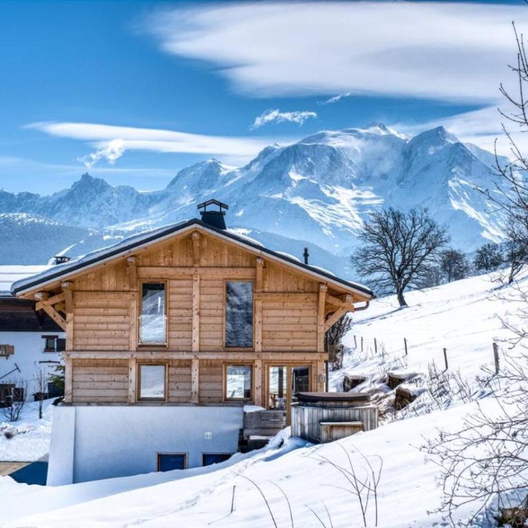 Monte Bianco - Chalet Vue 8pax Bain Nordique Sauna - Chalet - 64