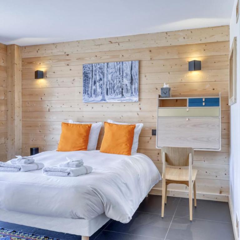 Monte Bianco - Chalet Vue 8pax Bain Nordique Sauna - Chalet - 12
