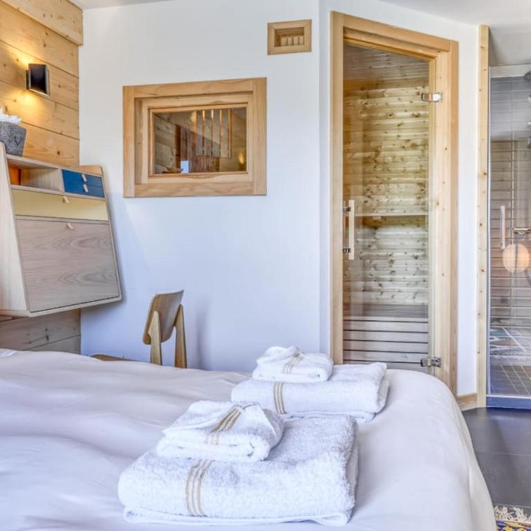 Monte Bianco - Chalet Vue 8pax Bain Nordique Sauna - Chalet - 13