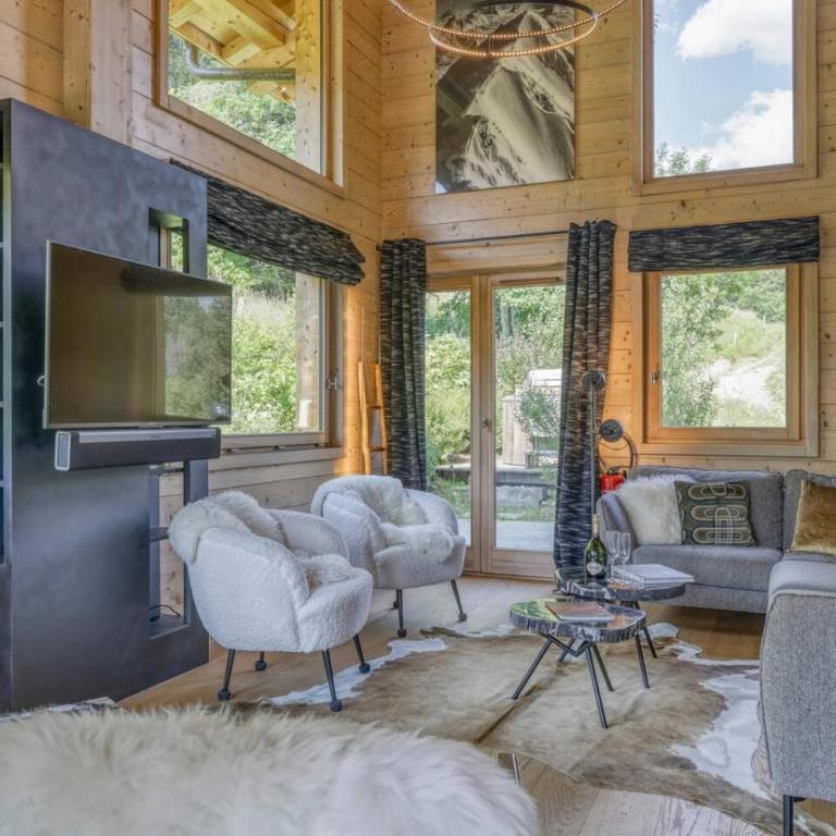 Monte Bianco - Chalet Vue 8pax Bain Nordique Sauna - Chalet - 17