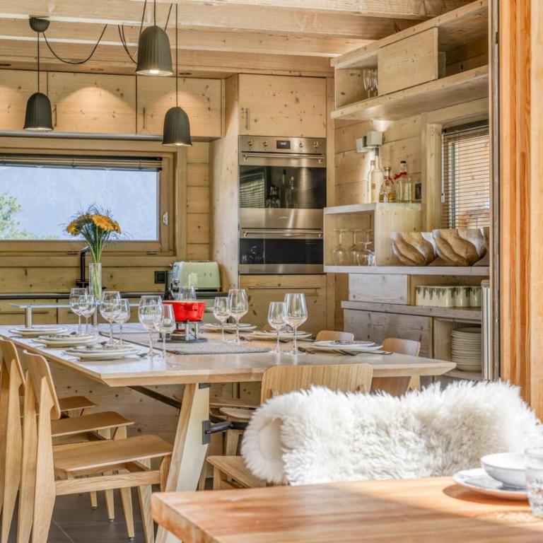 Monte Bianco - Chalet Vue 8pax Bain Nordique Sauna - Chalet - 19
