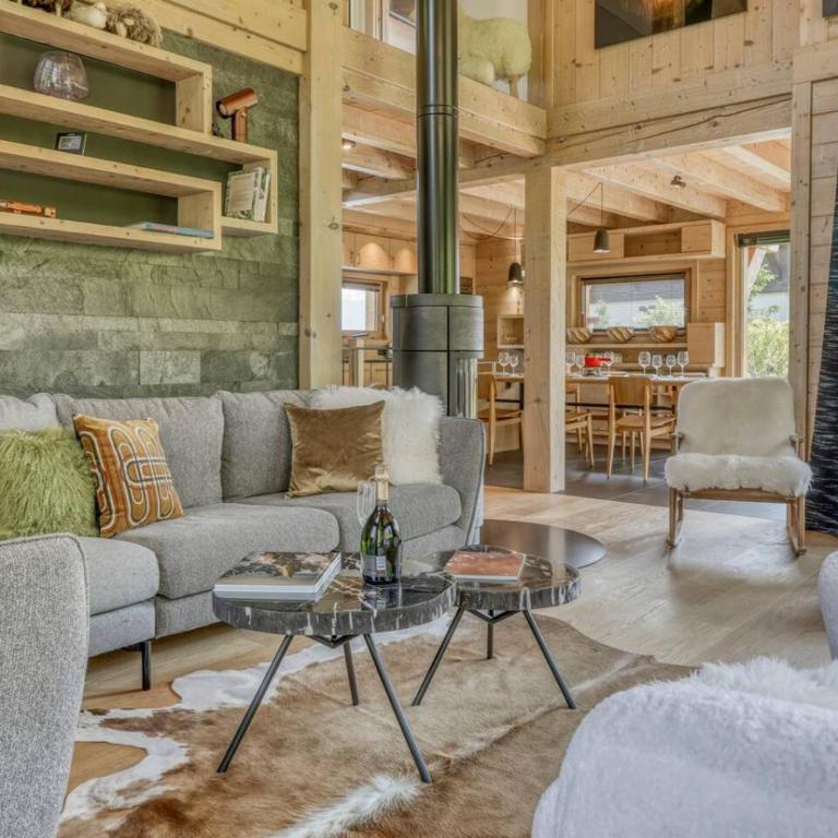 Monte Bianco - Chalet Vue 8pax Bain Nordique Sauna - Chalet - 18