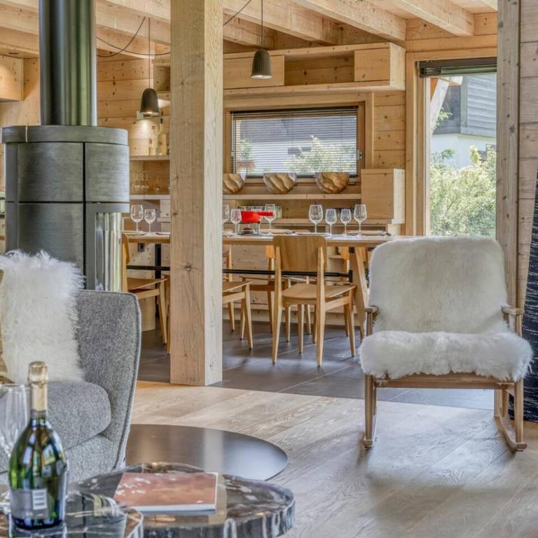 Monte Bianco - Chalet Vue 8pax Bain Nordique Sauna - Chalet - 16