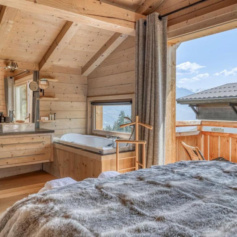 Monte Bianco - Chalet Vue 8pax Bain Nordique Sauna - Chalet - 28