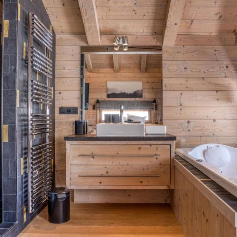 Monte Bianco - Chalet Vue 8pax Bain Nordique Sauna - Chalet - 33