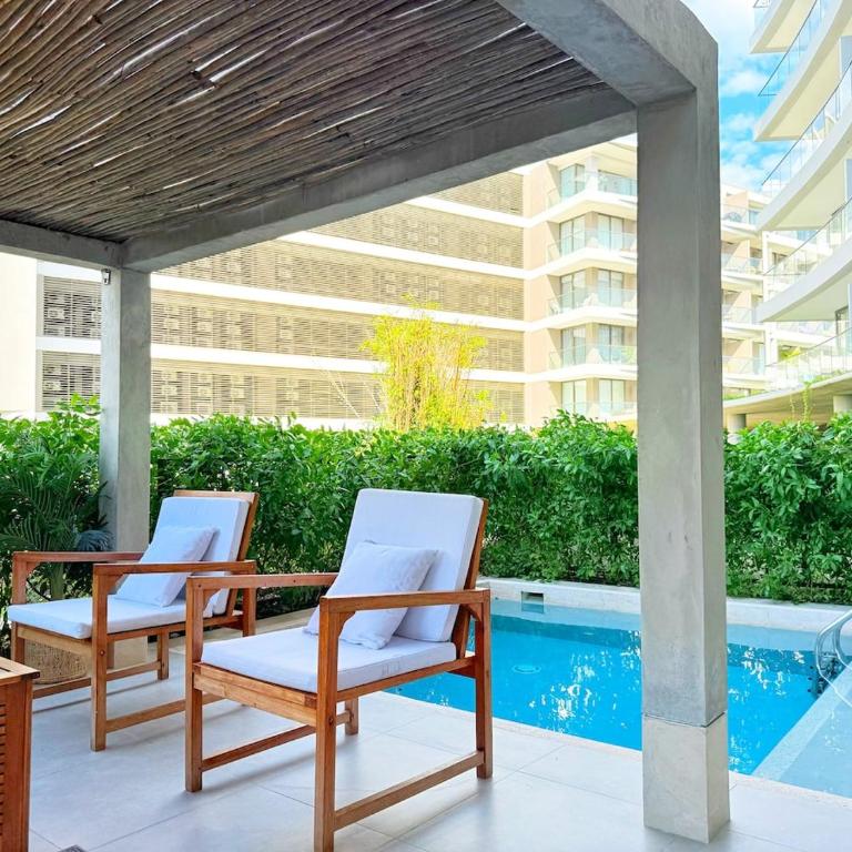 Beachfront 2BR Private Pool - Morros Kai - Two-Bedroom Apartment - 62