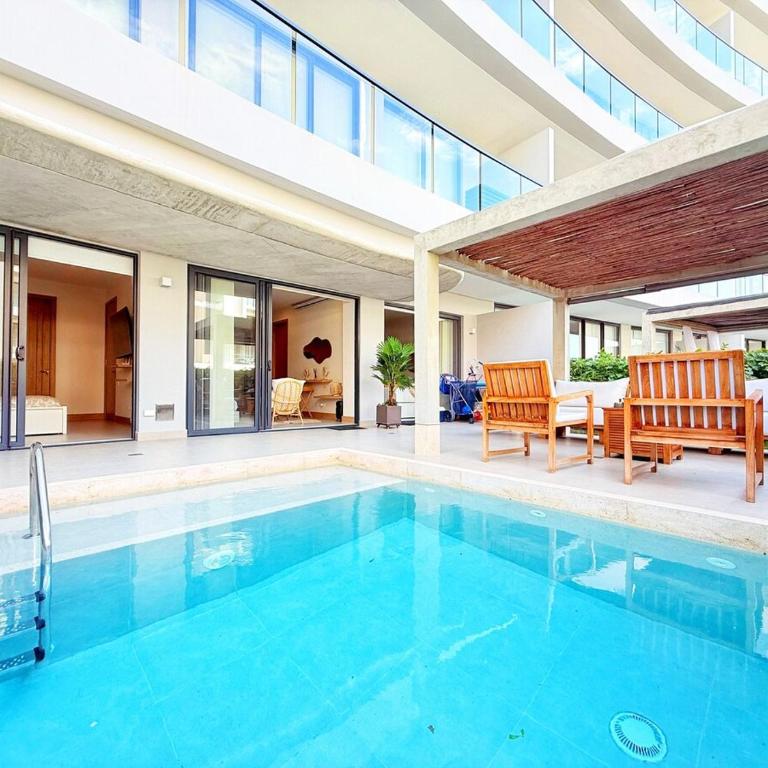 Beachfront 2BR Private Pool - Morros Kai - Two-Bedroom Apartment - 8