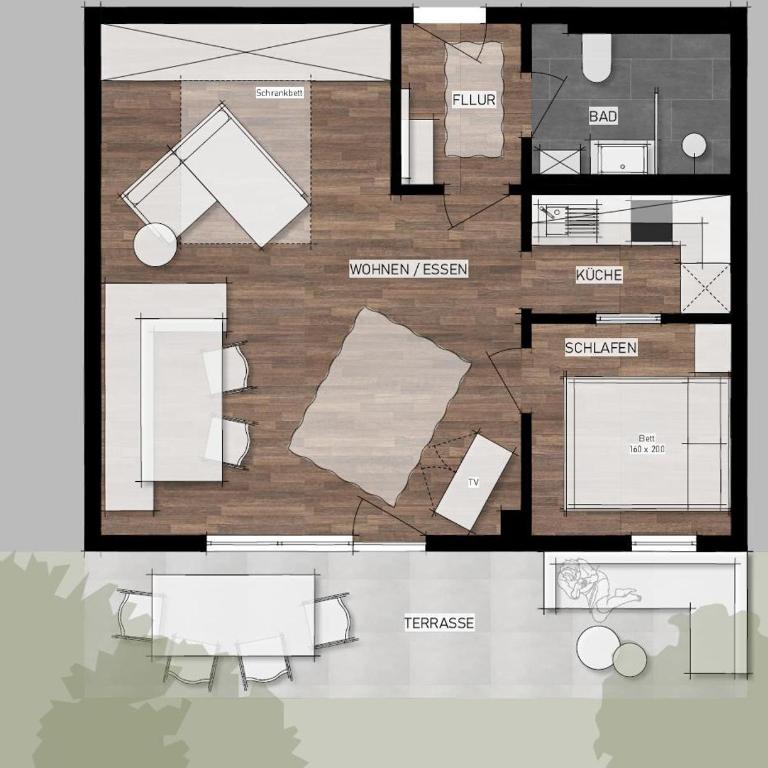 Allgäutraum - Apartment mit 1 Schlafzimmer - 10