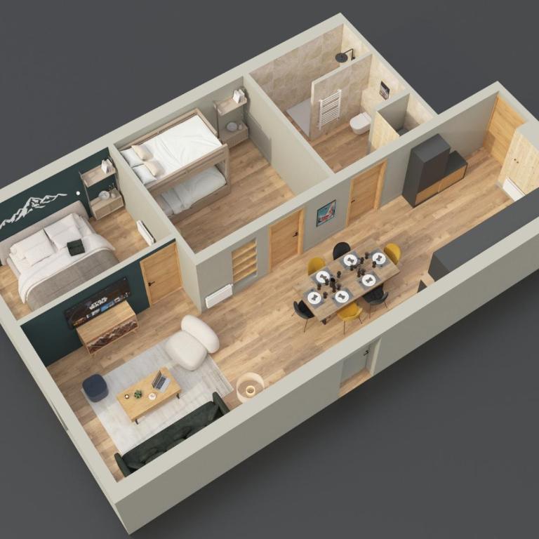 COSY SPACIEUX 6 pers Ax Thermes Centre Parking - Appartement - 13