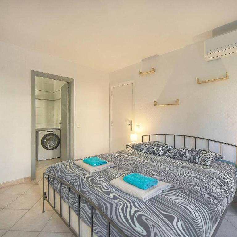 FRGK Tamaris Apartment Antibes Terrace, AC & Ultra-Fast Wi-Fi - Apartamento de 1 dormitorio con terraza - 19