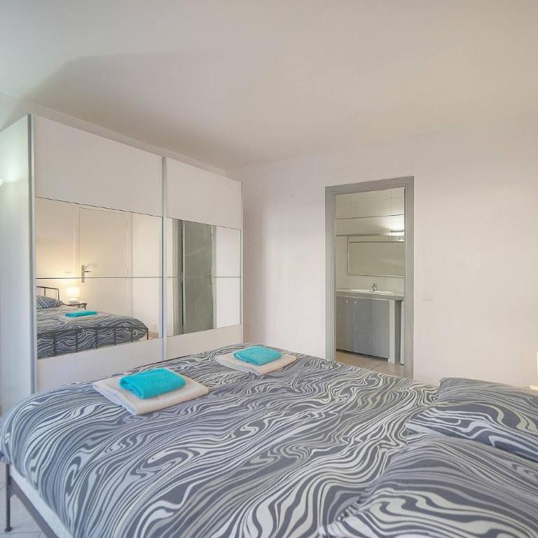 FRGK Tamaris Apartment Antibes Terrace, AC & Ultra-Fast Wi-Fi - Apartamento de 1 dormitorio con terraza - 20
