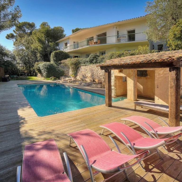 FRGK Villa Le Petit Bois Panoramic View, Lush Garden Ultra-Fast Wi-Fi near Cannes - Villa - Vue sur Mer - 1