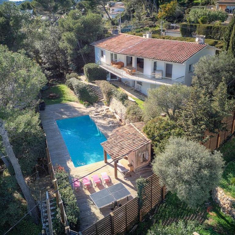 FRGK Villa Le Petit Bois Panoramic View, Lush Garden Ultra-Fast Wi-Fi near Cannes - Villa - Vue sur Mer - 44