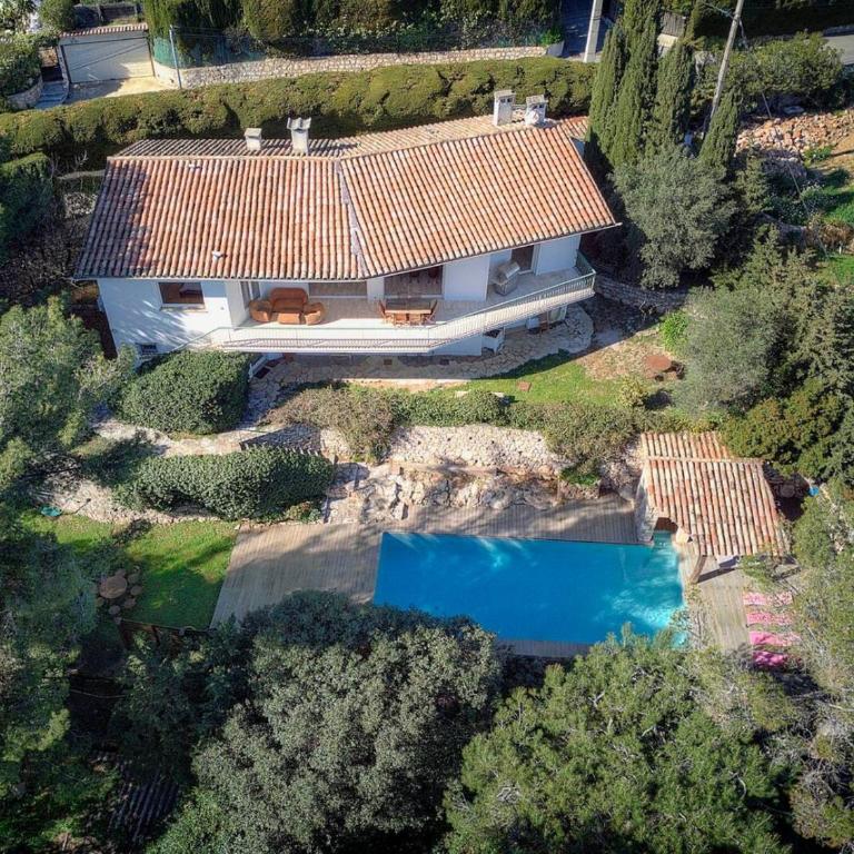 FRGK Villa Le Petit Bois Panoramic View, Lush Garden Ultra-Fast Wi-Fi near Cannes - Villa - Vue sur Mer - 43