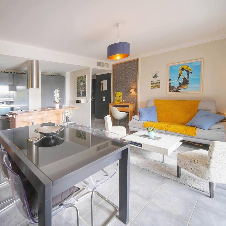 FRGK 'Diane Elegance and Comfort in Antibes' - Appartamento con 2 Camere da Letto e Vista Piscina - 16