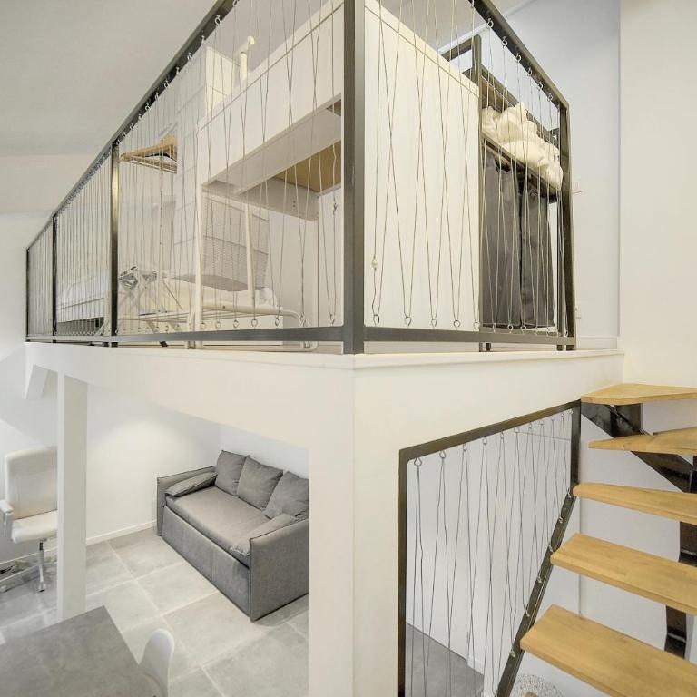 FRGK "24 AOUT 1 Mezzanine Bedroom Apartment Center Antibes AC WIFI HIGH SPEED " - Appartement 1 Chambre Deluxe - 5