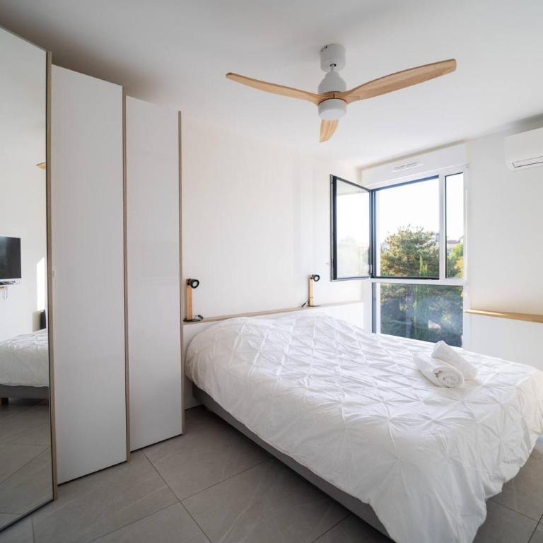 FRGK "BEL AZUR 1 BDR Luxury Sea View Parking AC WIFI HIGH SPEED " - One-Bedroom Apartment - 5