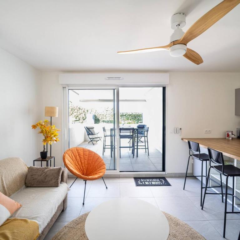 FRGK "BEL AZUR 1 BDR Luxury Sea View Parking AC WIFI HIGH SPEED " - One-Bedroom Apartment - 7