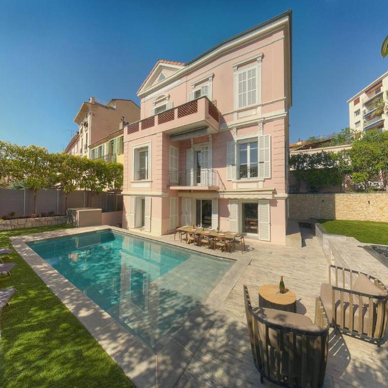 FRGK 'La Cote d'Azur Villa Private Pool, AC Ultra-Fast Wi-Fi' - Villa avec Piscine Privée - 57