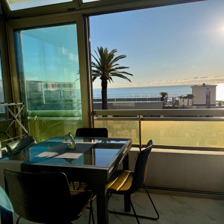 Studio Front de Mer - Vue Panoramique - Parking Privé - Clim & Plage - Studio mit Meerblick - 5