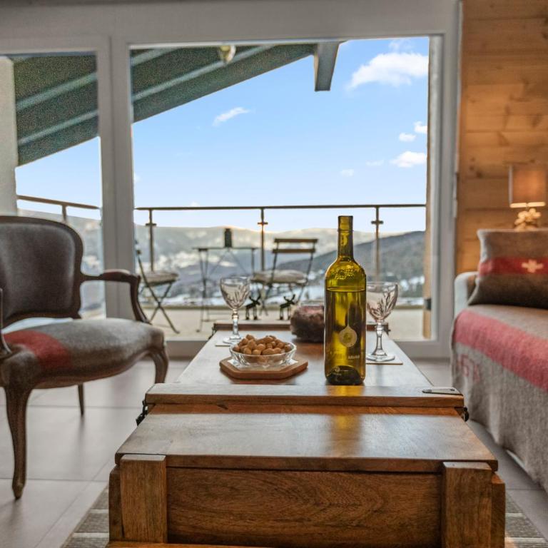 Cosy, neuf, vue panoramique, centre à 4 min à pied - Studio mit Bergblick - 24