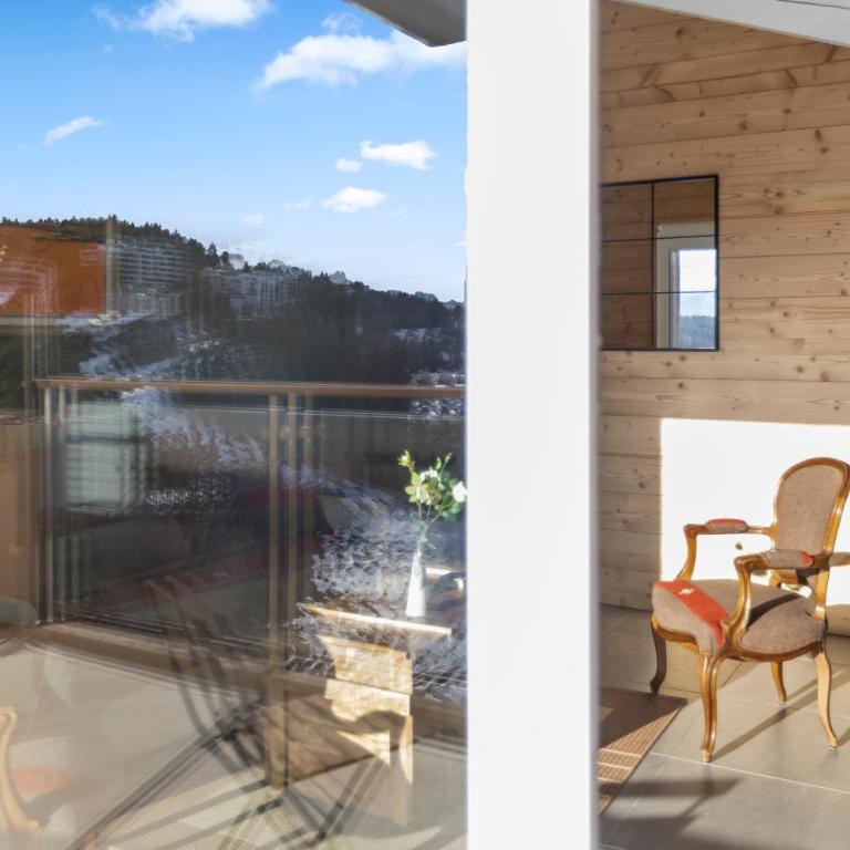 Cosy, neuf, vue panoramique, centre à 4 min à pied - Studio mit Bergblick - 29