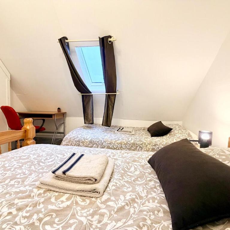Aux Trois Ferries - Vue Port - Appartement 2 Chambres avec Vue sur le Port - 21