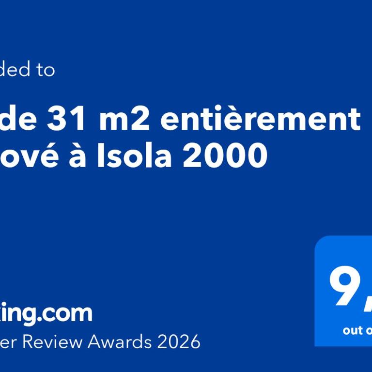 T2 de 31 m2 entièrement rénové à Isola 2000 - Appartamento con 1 Camera da Letto - 2