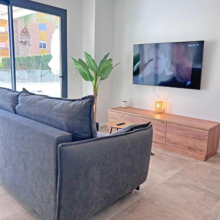 Lujo, Piscina, Terraza frente al Mar y Parking Privado - BajoD - Apartamento 1 dormitorio con vistas al mar y terraza - 8