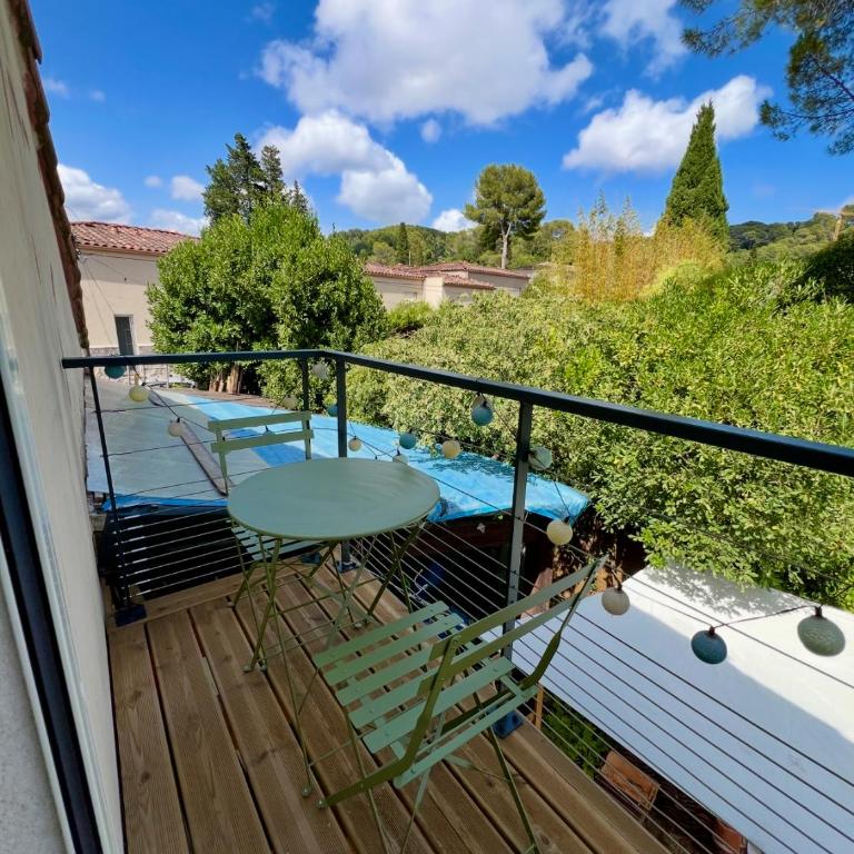 Le Carré Vert - superbe T2 au coeur de Mougins, clim, parking privé, piscine privative sur réservation - Appartement 1 Chambre - 8