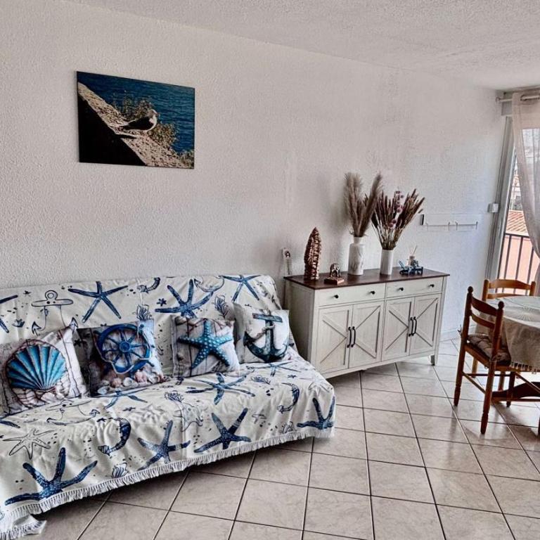 SP350-B201 Appartement 2 pièces cabine 5 couchages SAINT PIERRE LA MER - Appartement 1 Chambre - 1