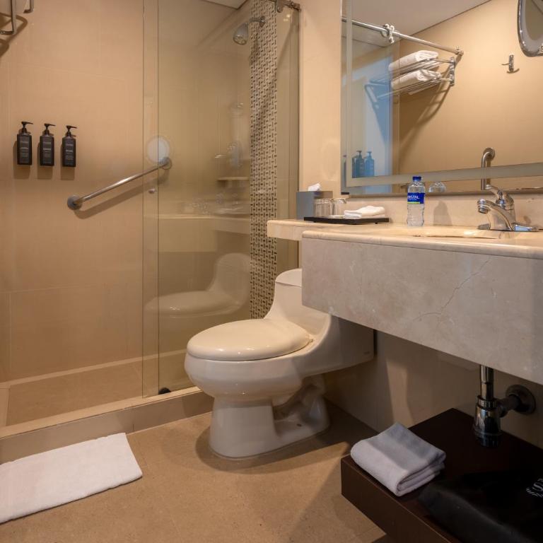 Sheraton Bogotá Hotel - Habitación adaptada para personas de movilidad reducida con cama extragrande y ducha a ras de suelo - 2