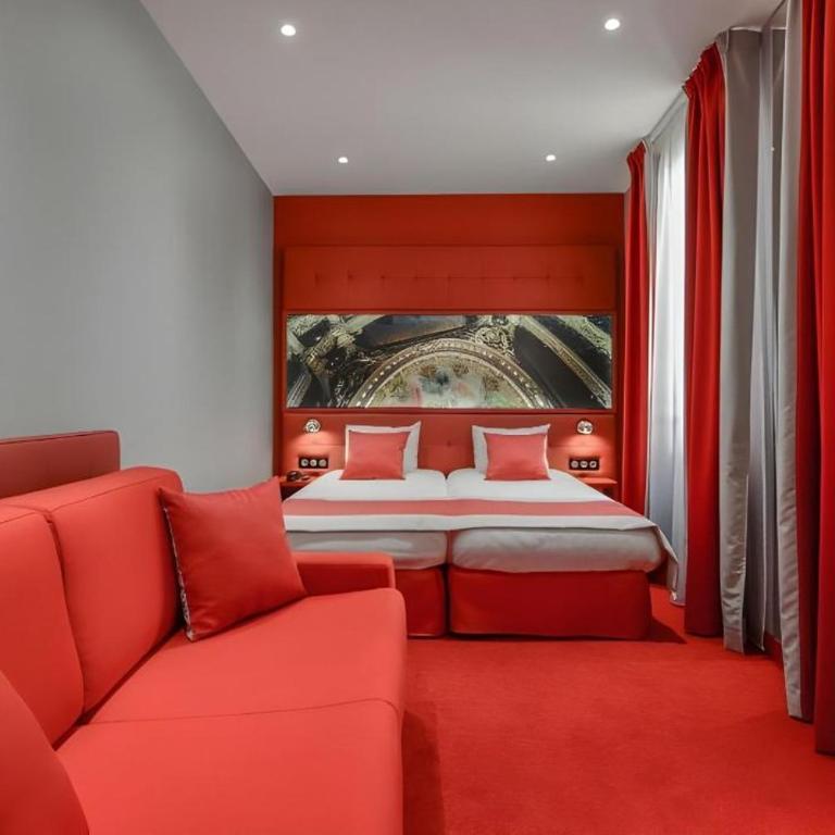Hôtel Regina Opéra Grands Boulevards - Chambre Triple Supérieure (1 Lit Double & 1 Lit Simple) - 8