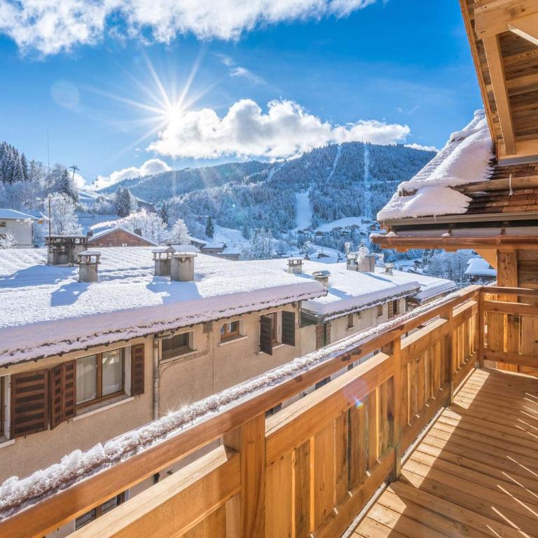 Demi-chalet au cœur du village, vue montagnes - 12 pers. - FR-1-459-238 - Chalet - 12