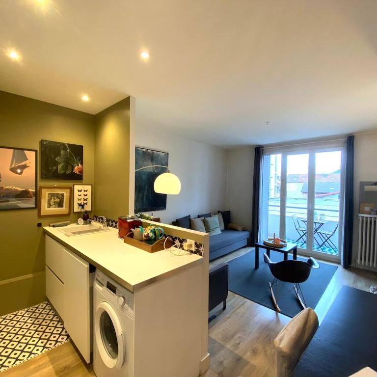 La Perle - balcon et centre-ville - Apartment mit 1 Schlafzimmer - 12