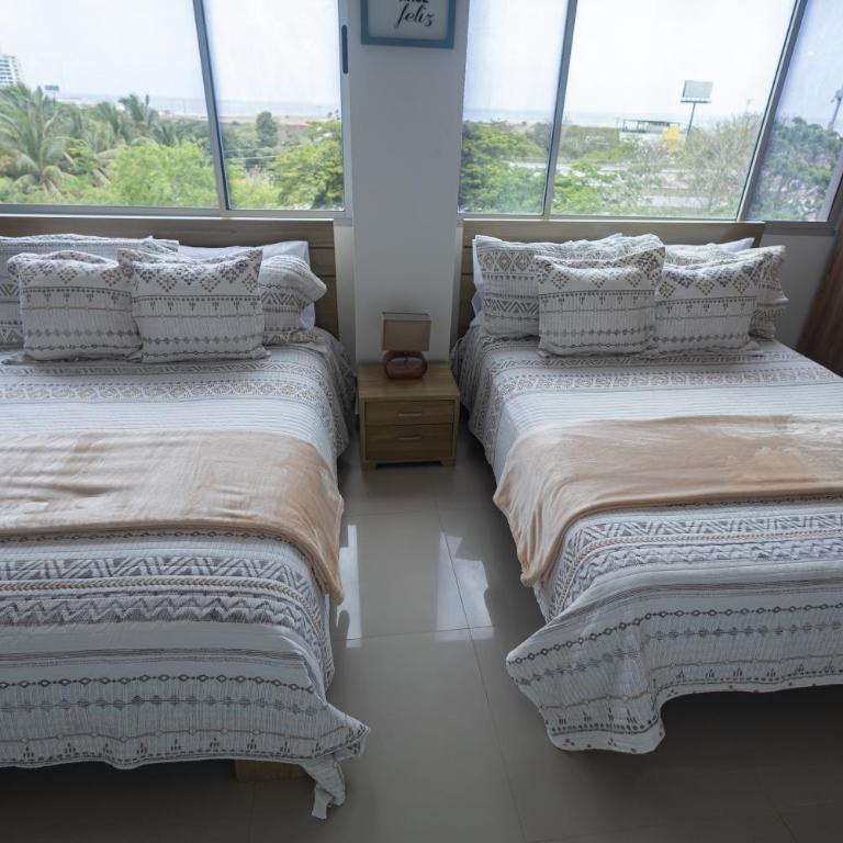 Penthouse con balcón y vista al mar cerca del Centro Histórico - Two-Bedroom Apartment with Balcony and Sea View - 43