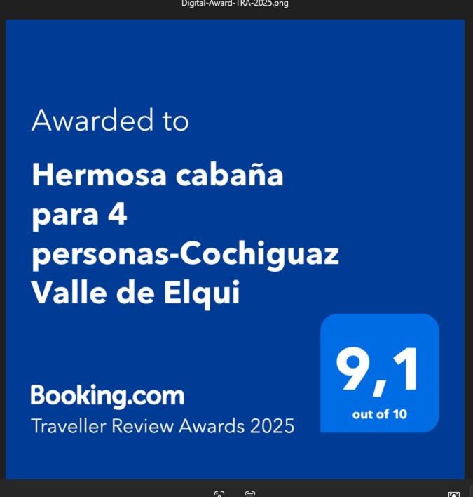 Hermosa cabaña para 4 personas - Cochiguaz -Valle de Elqui - Two-Bedroom House - 26